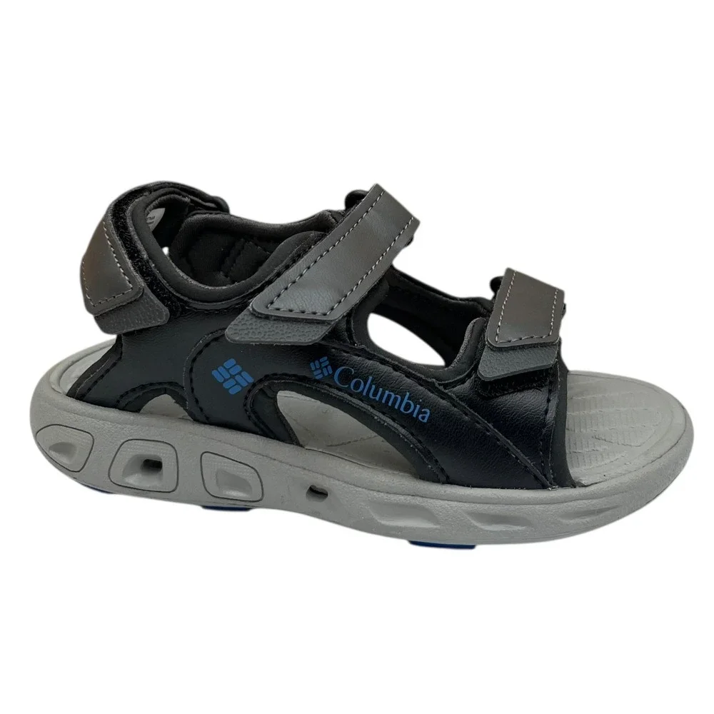 Columbia Techsun Toddler Boys Adjustable Sandals‎ Size 9 Dark Gray-Blue Open Toe